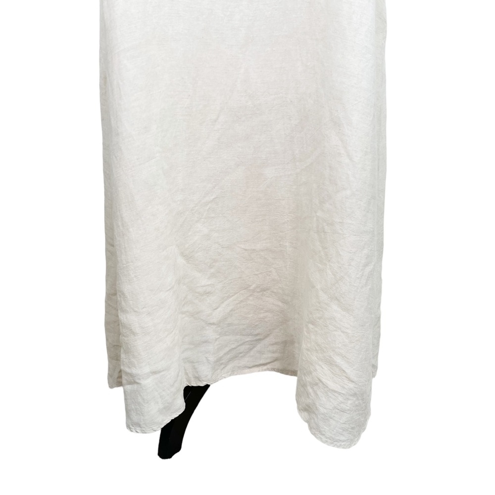 L. Bates Flax Tencel Sleeveless Maxi Dress - Picture 6 of 7